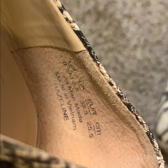 Franco Sarto snake skin flats - Picture 4 of 4